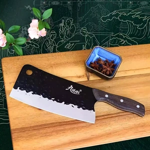 Hand-Forged Bone-Cutting Cleaver Knife - Multipurpose Kitchen Butcher's Tool US Hand-Forged Bone-Cutting Cleaver Knife - Multipurpose Kitchen Butcher's Tool US