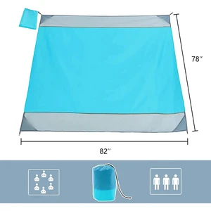 Rirool Beach Blanket, Sandproof Beach Mat Large 4-7 Persons, Waterproof Picnic Storage Bag (83"x78") Rirool Beach Blanket, Sandproof Beach Mat Large 4-7 Persons, Waterproof Picnic Storage Bag (83"x78")