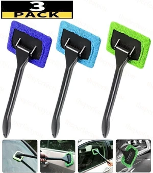 3 Pack Window Windshield Cleaning Tool Microfiber Car Wiper Cleaner Glass Brush 3 Pack Window Windshield Cleaning Tool Microfiber Car Wiper Cleaner Glass Brush