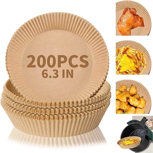 200Pcs Air Fryer Paper Liners PREMIUM QUALITY Non-stick Disposable for All Air Fryers 200Pcs Air Fryer Paper Liners PREMIUM QUALITY Non-stick Disposable for All Air Fryers