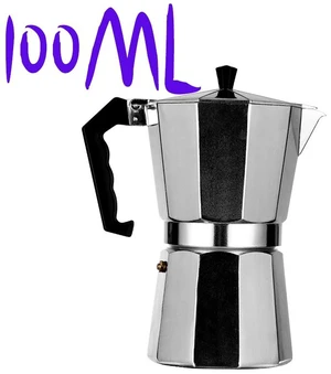 2 Cups Stove Pot Espresso Cuban Moka Coffee Maker Cafetera Cubana Italiana 100ml 2 Cups Stove Pot Espresso Cuban Moka Coffee Maker Cafetera Cubana Italiana 100ml
