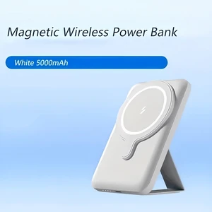 Mini 5000mAh Magnetic Wireless Power Bank 20W Fast Portable Charger with Stand Mini 5000mAh Magnetic Wireless Power Bank 20W Fast Portable Charger with Stand