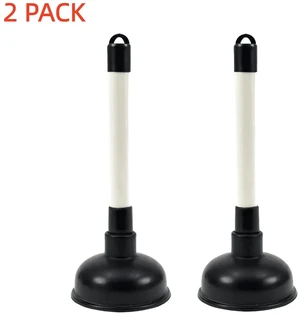 2 PCS Heavy Duty 4 in Rubber Toilet Plunger Drain Unclogger Strong Suction US 2 PCS Heavy Duty 4 in Rubber Toilet Plunger Drain Unclogger Strong Suction US