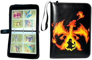 4 Pocket Trading Card Binder Holder Fits 400 Cards Premium Sleeves Album TCG USA 4 Pocket Trading Card Binder Holder Fits 400 Cards Premium Sleeves Album TCG USA