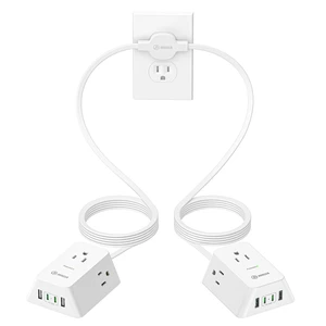 12FT Twin Flat Extension Cord USB C 20W,Split Extension Cord Flat Wall Plug for Behind Bed Sofa Dorm Office,3 Widely Outlets 2 USB C 2 USB-A,Indoor Extension Cord with Multiple Outlet,Circuit Breaker 12FT Twin Flat Extension Cord USB C 20W,Split Extension Cord Flat Wall Plug for Behind Bed Sofa Dorm Office,3 Widely Outlets 2 USB C 2 USB-A,Indoor Extension Cord with Multiple Outlet,Circuit Breaker