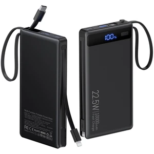 10000mAh Power Bank Built-in 2 Cables,40% Thinner 22.5W PD Portable Charger | USB-C Battery Pack LED Display, Travel Essentials Fast Charging Powerbank for iPhone 17 16 15 Plus Pro Samsung iPad 10000mAh Power Bank Built-in 2 Cables,40% Thinner 22.5W PD Portable Charger | USB-C Battery Pack LED Display, Travel Essentials Fast Charging Powerbank for iPhone 17 16 15 Plus Pro Samsung iPad