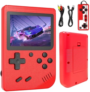 Handheld Game Console Portable Retro Emulator Built-in 400 Video Games | Handheld Emulator with 3.0" HD Screen Rechargeable Battery, Support Connection to TV and 2 Players, Gifts for Boys and Girls Handheld Game Console Portable Retro Emulator Built-in 400 Video Games | Handheld Emulator with 3.0" HD Screen Rechargeable Battery, Support Connection to TV and 2 Players, Gifts for Boys and Girls