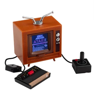 Tiny Arcade Atari 2600 Mini Console 3.5 Playable Retro TV & Controller with 10 Classic Games Including Pac-Man & Breakout -Portable Vintage Gaming System w/ Sound - Gift for Kids & Adults Ages 8+ Tiny Arcade Atari 2600 Mini Console 3.5 Playable Retro TV & Controller with 10 Classic Games Including Pac-Man & Breakout -Portable Vintage Gaming System w/ Sound - Gift for Kids & Adults Ages 8+