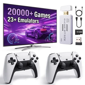 New Retro Gaming Console with 20k+ Classic Video Games & 23 Emulators | Upgraded Dual 2.4G Wireless Controllers, Plug and Play TV Game Stick New Retro Gaming Console with 20k+ Classic Video Games & 23 Emulators | Upgraded Dual 2.4G Wireless Controllers, Plug and Play TV Game Stick