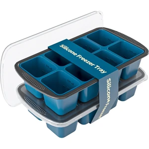 Ice Cube Tray For Freezer, 16 Large 1/2 Cub Cubes, Silicone Ice Trays For Freezer With Lid, Heavy-duty, Sturdy and Easy to Demold, Suitable for whisky, coffee, Herbs, Purees, 2-Pack Ice Cube Tray For Freezer, 16 Large 1/2 Cub Cubes, Silicone Ice Trays For Freezer With Lid, Heavy-duty, Sturdy and Easy to Demold, Suitable for whisky, coffee, Herbs, Purees, 2-Pack