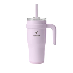 24 oz Stainless Steel Tumbler with Handle - Dual-Wall Vacuum Insulated Travel Mug, Sweat-Proof Lid & Reusable Straw - Keeps Drinks Cold for 24 Hrs, Fits Cupholders, Dishwasher Safe - Lilac Bud 24 oz Stainless Steel Tumbler with Handle - Dual-Wall Vacuum Insulated Travel Mug, Sweat-Proof Lid & Reusable Straw - Keeps Drinks Cold for 24 Hrs, Fits Cupholders, Dishwasher Safe - Lilac Bud