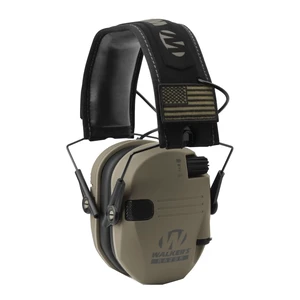 Razor Slim Electronic Earmuffs (Tan Patriot) | 0.02-second sound-activated compression, Full-range HD speakers, Low-profile design, Omnidirectional microphones Razor Slim Electronic Earmuffs (Tan Patriot) | 0.02-second sound-activated compression, Full-range HD speakers, Low-profile design, Omnidirectional microphones