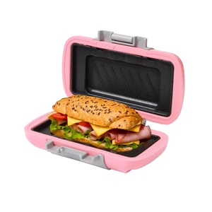 Small Microwave Toastie Sandwich Maker, Nonstick Plate Microwave Panini Grilled Cheese Maker, Versatile Wireless Small Toaster Hot Dog, Dishwasher Safe, Fast Cooking for Breakfast, Snacks, Pink Small Microwave Toastie Sandwich Maker, Nonstick Plate Microwave Panini Grilled Cheese Maker, Versatile Wireless Small Toaster Hot Dog, Dishwasher Safe, Fast Cooking for Breakfast, Snacks, Pink