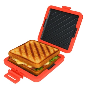 Microwave Sandwich Maker - Microwave Toastie Sandwich Maker | 3-in-1 Toastie Panini Press with Dishwasher Safe Design No Electricity Needed Fast Cooking for Travel Friendly/Office/Home Microwave Sandwich Maker - Microwave Toastie Sandwich Maker | 3-in-1 Toastie Panini Press with Dishwasher Safe Design No Electricity Needed Fast Cooking for Travel Friendly/Office/Home
