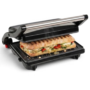 Electric Griddle Panini Press Sandwich Maker Stainless Steel Panini Grill Press Sandwich Maker with Aluminum Griddle Non-Stick Coating 180-Degree Hinge for Thick and Thin Foods Electric Griddle Panini Press Sandwich Maker Stainless Steel Panini Grill Press Sandwich Maker with Aluminum Griddle Non-Stick Coating 180-Degree Hinge for Thick and Thin Foods