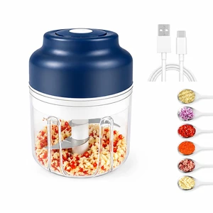 MMini Food Chopper Wireless Electric 10.8oz Kitchen Garlic Chopper | USB charging keeps meal prep easy, ideal for mincing chopped garlic, onion pieces, chili and herbs in small kitchens. MMini Food Chopper Wireless Electric 10.8oz Kitchen Garlic Chopper | USB charging keeps meal prep easy, ideal for mincing chopped garlic, onion pieces, chili and herbs in small kitchens.