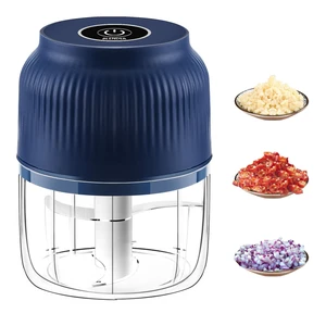 Electric Garlic Chopper, 320ml USB-C Vegetable Veggie Chopper, Garlic Mincer Slicer with 3 Blades, Onion Chopper Vegetable Cutter, Portable Small Food Processor for Chili Onion Fruit Meat Electric Garlic Chopper, 320ml USB-C Vegetable Veggie Chopper, Garlic Mincer Slicer with 3 Blades, Onion Chopper Vegetable Cutter, Portable Small Food Processor for Chili Onion Fruit Meat