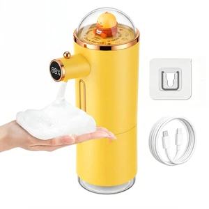 Automatic Liquid Soap Dispenser Touchless, USB Rechargeable Smart Hand Soap Dispenser, 13.5oz/400ml, 3-Level Adjustable, Wall Mounted for Kitchen Bathroom Family (Yellow) Automatic Liquid Soap Dispenser Touchless, USB Rechargeable Smart Hand Soap Dispenser, 13.5oz/400ml, 3-Level Adjustable, Wall Mounted for Kitchen Bathroom Family (Yellow)
