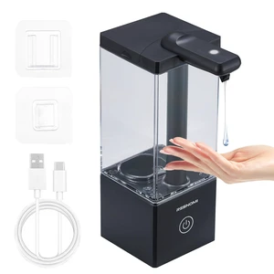 Automatic Liquid Soap Dispenser Touchless,16.5oz/490mL,USB-C Rechargeable | Dish Soap Dispenser,0.25s fast sensor,3 Adjustable Dispensing Levels, Waterproof ,Wall Mounted,for Bathroom, Kitchen, Office Automatic Liquid Soap Dispenser Touchless,16.5oz/490mL,USB-C Rechargeable | Dish Soap Dispenser,0.25s fast sensor,3 Adjustable Dispensing Levels, Waterproof ,Wall Mounted,for Bathroom, Kitchen, Office