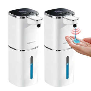 2 Pack Automatic Liquid Soap Dispenser, USB Rechargeable | , 13.5oz/400mL, 9-Adjustable Liquid Levels, IPX5 Waterproof, Touchless & Wall/Tabletop Use for Kitchen Bathroom, White 2 Pack Automatic Liquid Soap Dispenser, USB Rechargeable | , 13.5oz/400mL, 9-Adjustable Liquid Levels, IPX5 Waterproof, Touchless & Wall/Tabletop Use for Kitchen Bathroom, White