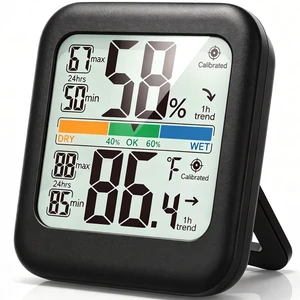 Room Thermometer Indoor Hygrometer Temperature Humidity Monitor | 5s Fast Refresh, 2.8" Large LCD, Battery included, Accurate Sensor for Home Office Baby Nursery Greenhouse Reptile Incubator Room Thermometer Indoor Hygrometer Temperature Humidity Monitor | 5s Fast Refresh, 2.8" Large LCD, Battery included, Accurate Sensor for Home Office Baby Nursery Greenhouse Reptile Incubator