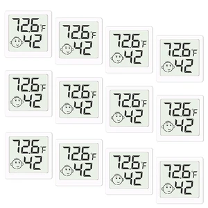 Mini Humidity Meter Hygrometer 12 Pack Room Thermometer Indoor Digital Temperature and Humidity Monitor for Home House Office Garden and Cellar Mini Humidity Meter Hygrometer 12 Pack Room Thermometer Indoor Digital Temperature and Humidity Monitor for Home House Office Garden and Cellar