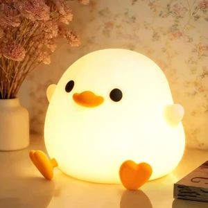 Duck Cute Lamp, Squishy Night Light, Kids Gifts Baby Room Decor | Safe Silicone Bedside Lamp, Touch Animal Nightlight For Nursery, College White Elephant Gifts, Boys Girls Dodo Ducky Stuff Duck Cute Lamp, Squishy Night Light, Kids Gifts Baby Room Decor | Safe Silicone Bedside Lamp, Touch Animal Nightlight For Nursery, College White Elephant Gifts, Boys Girls Dodo Ducky Stuff