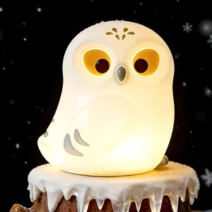 White Owl Night Light for Kids, Cute Squishy Lamp College Gifts | White Elephant Gifts, Rechargeable Dimmable Bedside Animal Lamp, Baby Room Nursery Decor, Boys Girls Trendy Stuff White Owl Night Light for Kids, Cute Squishy Lamp College Gifts | White Elephant Gifts, Rechargeable Dimmable Bedside Animal Lamp, Baby Room Nursery Decor, Boys Girls Trendy Stuff