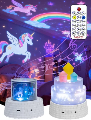 Carousel Kids Projector Night Light, 12 Music+23 Films, Rechargeable 1800mah Light Projector for Kid Room, 360 Rotating Night Light for Kids with Remote Timer, Princess Lamp for Girls Bedroom Carousel Kids Projector Night Light, 12 Music+23 Films, Rechargeable 1800mah Light Projector for Kid Room, 360 Rotating Night Light for Kids with Remote Timer, Princess Lamp for Girls Bedroom