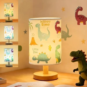 Dinosaur Kids Table Lamp,3 Color Dimmable Bedside Nightstand Night Light with Cartoon Lampshade,Cute LED Desk Lamp for Boys Girls Bedroom Nursery Dino Decor Dinosaur Birthday Gift for Toddler Boy Dinosaur Kids Table Lamp,3 Color Dimmable Bedside Nightstand Night Light with Cartoon Lampshade,Cute LED Desk Lamp for Boys Girls Bedroom Nursery Dino Decor Dinosaur Birthday Gift for Toddler Boy