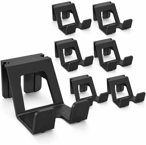 7 Pcs Headphone and Controller Holder, Versatile Wall Mount | Hooks for Headsets, Controllers, Charging Cable and Small Items with Cable Slots, AntiSlip Pads, Adhesive or Screw Mounting 7 Pcs Headphone and Controller Holder, Versatile Wall Mount | Hooks for Headsets, Controllers, Charging Cable and Small Items with Cable Slots, AntiSlip Pads, Adhesive or Screw Mounting