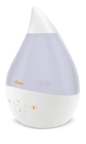 4-in-1 White Drop Ultrasonic Cool Mist Humidifier with Sound Machine, Night Light, Aroma Tray, 1 Gallon Top Fill White 4-in-1 White Drop Ultrasonic Cool Mist Humidifier with Sound Machine, Night Light, Aroma Tray, 1 Gallon Top Fill White