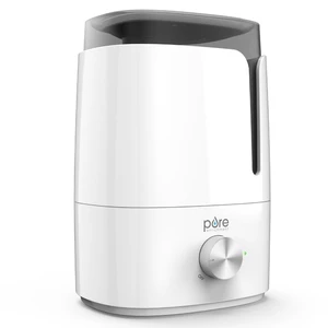 HUME Ultrasonic Cool Mist Humidifier | 1.5L Tank, Up to 25 Hours of Mist, Adjustable Mist Output, Night Light & Auto Shut-Off HUME Ultrasonic Cool Mist Humidifier | 1.5L Tank, Up to 25 Hours of Mist, Adjustable Mist Output, Night Light & Auto Shut-Off