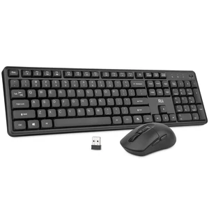 Wireless Keyboard and Mouse Combo, 2.4G Full-Sized Silent Ergonomic Keyboard and Adjustable 5000 DPI Mouse, Wireless Keyboard Mouse Set for Computer, Laptop, PC, Mac, Windows Wireless Keyboard and Mouse Combo, 2.4G Full-Sized Silent Ergonomic Keyboard and Adjustable 5000 DPI Mouse, Wireless Keyboard Mouse Set for Computer, Laptop, PC, Mac, Windows
