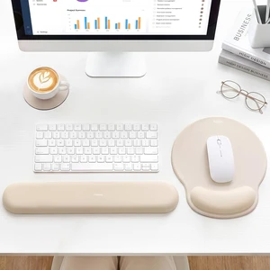 Ergonomic Mouse Pad with Wrist Rest, Mouse Pads for Desk Wrist Support | Mouse Pad with Wrist Rest, Keyboard Wrist Rest, Wrist Pad, Wrist Support for Pain Relief, Ergonomic Office Supplies Ergonomic Mouse Pad with Wrist Rest, Mouse Pads for Desk Wrist Support | Mouse Pad with Wrist Rest, Keyboard Wrist Rest, Wrist Pad, Wrist Support for Pain Relief, Ergonomic Office Supplies