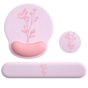 Mouse Pad with Keyboard Wrist Rest,Ergonomic Mousepad Support Set | Mouse Pads for Desk Wrist Support PU Base with Coaster,Mousepad with Nonslip Base for Computer Laptop Keyboard Desktop Mouse Pad with Keyboard Wrist Rest,Ergonomic Mousepad Support Set | Mouse Pads for Desk Wrist Support PU Base with Coaster,Mousepad with Nonslip Base for Computer Laptop Keyboard Desktop
