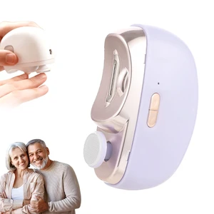 Electric Nail Clipper,Electric Nail Clippers for Seniors,3 in 1 Rechargeable Automatic Nail Trimmer with LED Light & Clip Storage,Suitable forKids,Seniors, Adults(Purple) Electric Nail Clipper,Electric Nail Clippers for Seniors,3 in 1 Rechargeable Automatic Nail Trimmer with LED Light & Clip Storage,Suitable forKids,Seniors, Adults(Purple)