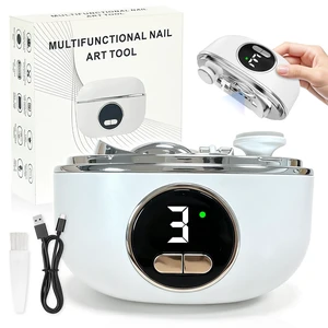 3-in-1 Electric Nail Clippers for Senior Automatic Nail Trimmer with Light Fingernail Clipper Grinder Trimmer with 2-Trimming Ports for Thin & Thick Nails 3-in-1 Electric Nail Clippers for Senior Automatic Nail Trimmer with Light Fingernail Clipper Grinder Trimmer with 2-Trimming Ports for Thin & Thick Nails