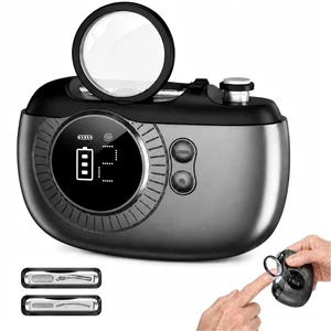 3-in-1 Electric Nail Clippers for Seniors with Adjustable Head | Adjustable Head with Magnifier / Built-In Nail File and Clipping Storage / LCD Display / Type-C Charging / Metallic Gray 3-in-1 Electric Nail Clippers for Seniors with Adjustable Head | Adjustable Head with Magnifier / Built-In Nail File and Clipping Storage / LCD Display / Type-C Charging / Metallic Gray