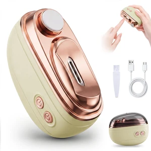 2-in-1 Electric Nail Clipper & Polisher,2026 Rechargeable Electric Nail Trimme,Electric Nail Trimmer with Debris Container,Light and Electric Toenail Clippers with Polishing for Seniors Adults(Yellow) 2-in-1 Electric Nail Clipper & Polisher,2026 Rechargeable Electric Nail Trimme,Electric Nail Trimmer with Debris Container,Light and Electric Toenail Clippers with Polishing for Seniors Adults(Yellow)