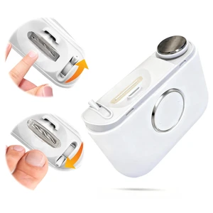 Adjustable Blade Opening Electric Nail Clipper & Trimmer for Thick Nail | Electric Nail Clippers for Seniors & Adults, Baby Electric Nail Trimmer, Automatic Nail Clipper for Fingernail & Toe, White Adjustable Blade Opening Electric Nail Clipper & Trimmer for Thick Nail | Electric Nail Clippers for Seniors & Adults, Baby Electric Nail Trimmer, Automatic Nail Clipper for Fingernail & Toe, White
