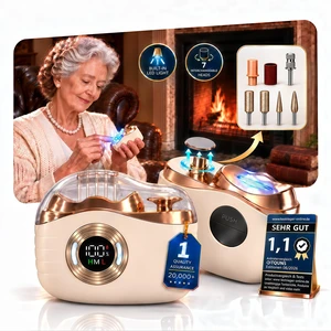 Upgrad Electric Nail ClipperIndustry Top 1All-Nail Adaptive Power | Electric Nail TrimmerGerman Salon0.1mm Precision Blade Electric Nail Clipper for Seniors & Babies, Champagne Gold Upgrad Electric Nail ClipperIndustry Top 1All-Nail Adaptive Power | Electric Nail TrimmerGerman Salon0.1mm Precision Blade Electric Nail Clipper for Seniors & Babies, Champagne Gold