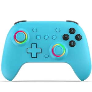 Wireless Controller for Nintendo Switch/Switch 2/Lite/OLED/PC - Ergonomic Gamepad with Turbo, Programmable Buttons, RGB Lighting, Wake-up Function & Dual Vibration Wireless Controller for Nintendo Switch/Switch 2/Lite/OLED/PC - Ergonomic Gamepad with Turbo, Programmable Buttons, RGB Lighting, Wake-up Function & Dual Vibration