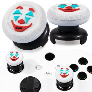FPS Thumbstick Extender &Texture Rubber Silicone Grip Cover 2 Sets for Xbox Series X/S & Xbox One Controller(Joker White) FPS Thumbstick Extender &Texture Rubber Silicone Grip Cover 2 Sets for Xbox Series X/S & Xbox One Controller(Joker White)