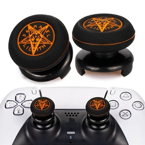 FPS Thumbstick Extender & Printing Rubber Silicone Grip Cover 2 Sets for PS5 & PS4 Controller (Demon Orange) FPS Thumbstick Extender & Printing Rubber Silicone Grip Cover 2 Sets for PS5 & PS4 Controller (Demon Orange)