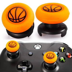 FPS Thumbstick Extender & Printing Rubber Silicone Grip Cover 2 Sets for Xbox Series X/S & Xbox One Controller(Basketball) FPS Thumbstick Extender & Printing Rubber Silicone Grip Cover 2 Sets for Xbox Series X/S & Xbox One Controller(Basketball)