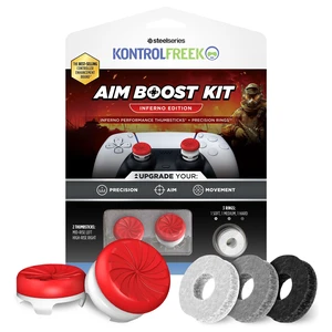 Aim Boost Kit for PlayStation 5 (PS5) and PlayStation 4 (PS4) Controller | Includes Performance Thumbsticks and Precision Rings | Inferno Edition Aim Boost Kit for PlayStation 5 (PS5) and PlayStation 4 (PS4) Controller | Includes Performance Thumbsticks and Precision Rings | Inferno Edition