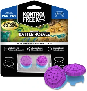 FPS Freek Battle Royale Performance Thumnbsticks for PlayStation 4 (PS4) and PlayStation 5 (PS5) | 2 High-Rise Convex | Purple FPS Freek Battle Royale Performance Thumnbsticks for PlayStation 4 (PS4) and PlayStation 5 (PS5) | 2 High-Rise Convex | Purple