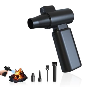 Compressed Air Duster,3 Gear Adjustable Electric Air Duster Cordless,Jet Dry Blower Replace Air Can - No Canned Air Duster,Rechargeable Air Blower, Violent Fan,Brushless Motor Compressed Air Duster,3 Gear Adjustable Electric Air Duster Cordless,Jet Dry Blower Replace Air Can - No Canned Air Duster,Rechargeable Air Blower, Violent Fan,Brushless Motor