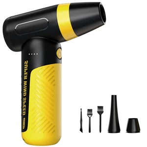 Electric Compressed Air Duster & Blower, 150000 RPM, 3 Speeds | Adjustable Airflow, Cordless Mini Blower, USB Rechargeable 5V/2A, Portable Dust Remover for Computer, Keyboard, Car Electric Compressed Air Duster & Blower, 150000 RPM, 3 Speeds | Adjustable Airflow, Cordless Mini Blower, USB Rechargeable 5V/2A, Portable Dust Remover for Computer, Keyboard, Car